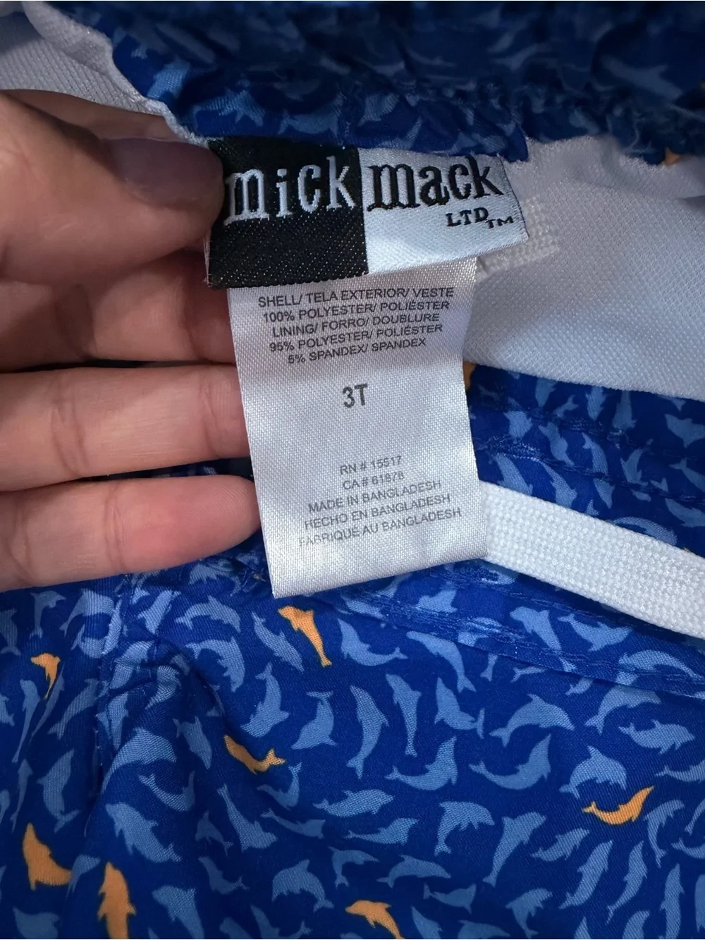 Mick Mack Toddler Boy Surf Patrol Swimsuit set (Size 3T)